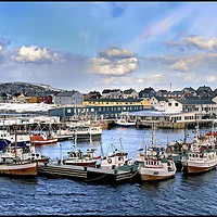 Buy canvas prints of "THe harbour Vardo" by ROS RIDLEY