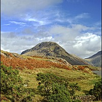 Buy canvas prints of "Blue skies at Wasdale " 2 by ROS RIDLEY
