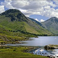 Buy canvas prints of "Wastwater Summer" by ROS RIDLEY