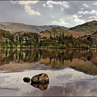 Buy canvas prints of "Ullswater Reflections" by ROS RIDLEY