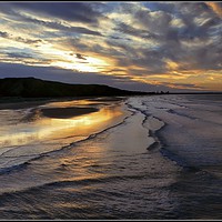 Buy canvas prints of "Stormy sunset 2 " by ROS RIDLEY