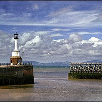 Buy canvas prints of "Painterly Maryport" by ROS RIDLEY