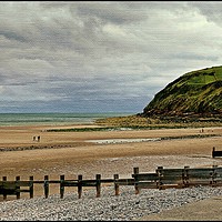 Buy canvas prints of "Seascape St.Bees" by ROS RIDLEY