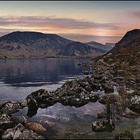 Buy canvas prints of "Colourful Ennerdale Water" by ROS RIDLEY
