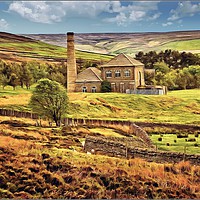 Buy canvas prints of "Lead mine Bale Hill Blanchland" by ROS RIDLEY