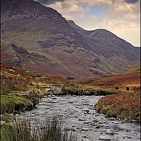 Buy canvas prints of "Painterly Honister " by ROS RIDLEY
