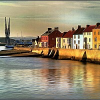 Buy canvas prints of "Lighting up Hartlepool" by ROS RIDLEY