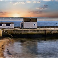 Buy canvas prints of Sunny Hartlepool by ROS RIDLEY
