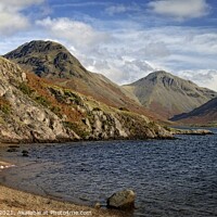 Buy canvas prints of Wastwater and mountains by ROS RIDLEY