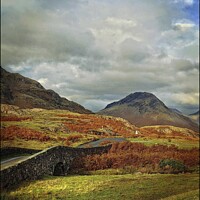 Buy canvas prints of Stone Bridge at Wasdale Valley by ROS RIDLEY