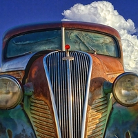 Buy canvas prints of  OLD CAR by paul willats