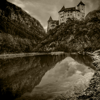 Buy canvas prints of GOTHIC CASTLE  by paul willats