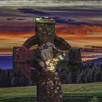 Buy canvas prints of  THE CELTIC CROSS by paul willats