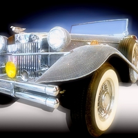 Buy canvas prints of  LIBERACE'S RHINESTONE ROADSTER by paul willats