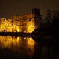 Buy canvas prints of  Castle by Night by Ian Hides