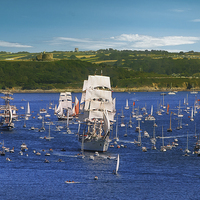 Buy canvas prints of Tallships Regatta 2014 in Falmouth by Pixel Memoirs
