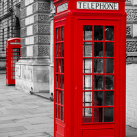 Buy canvas prints of Red Telephones by Ian Danbury