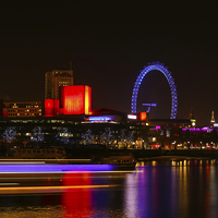 Buy canvas prints of  The South Bank by Ian Danbury