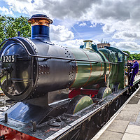 Buy canvas prints of Train at Buckfastleigh by Ian Danbury