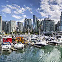 Buy canvas prints of Vancouver Skyline by Ian Danbury