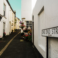 Buy canvas prints of  Appledore One End Street, North Devon by Brian Garner