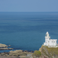 Buy canvas prints of  Hartland Point Lighthouse by Brian Garner
