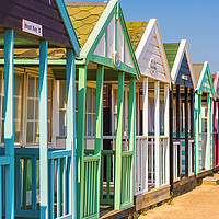 Buy canvas prints of Southwold Beach Huts by Brian Garner