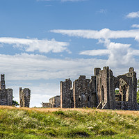 Buy canvas prints of The Ruins of Lindisfarne Priory by Brian Garner
