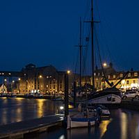 Buy canvas prints of Wells Quay at Night by Brian Garner