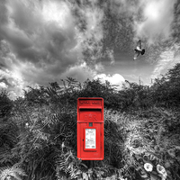 Buy canvas prints of  Rural Post Box by Mal Bray