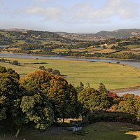 Buy canvas prints of  The River Conwy flowing near Bodnant by Mal Bray