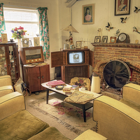Buy canvas prints of  1950's Living Room by Mal Bray