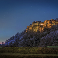 Buy canvas prints of  Stirling Castle Scotland at Twilight by Mal Bray