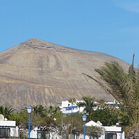Buy canvas prints of Lanzarote Volcano by John Bridge