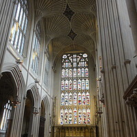 Buy canvas prints of Bath Abbey by John Bridge