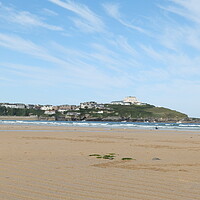 Buy canvas prints of Ripple Marked Sand at Newquay by John Bridge