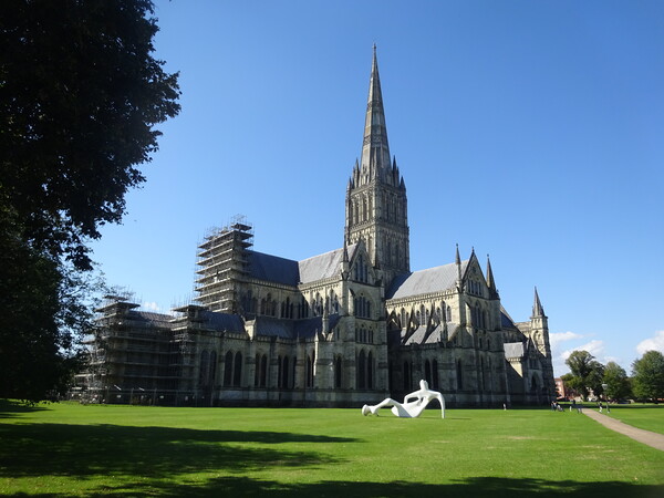 Salisbury Cathedral Picture Board by John Bridge