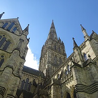 Buy canvas prints of Salisbury Cathedral by John Bridge