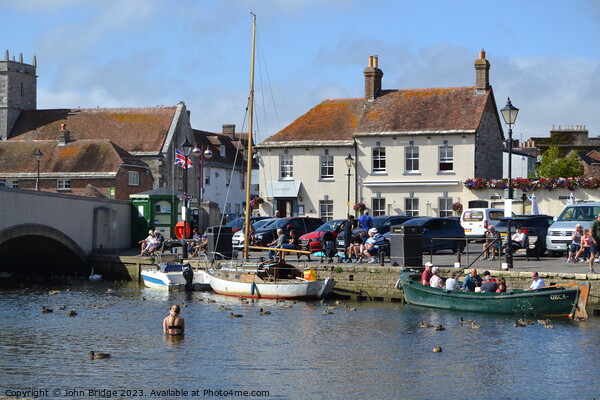 River Frome at Wareham Picture Board by John Bridge