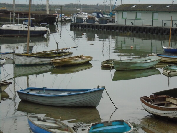 Low Tide at Old Leigh Picture Board by John Bridge