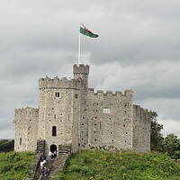 Buy canvas prints of Cardiff Castle by John Bridge