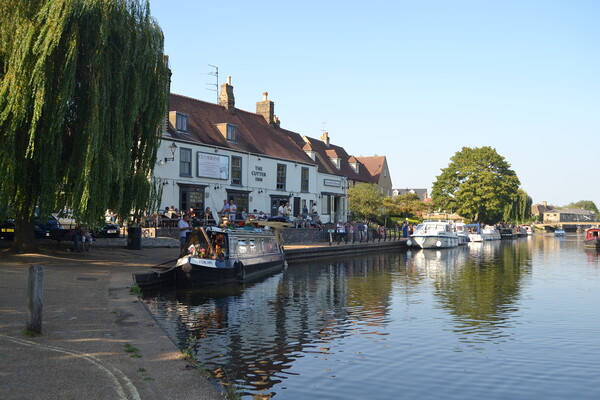 The Great Ouse at Ely Picture Board by John Bridge