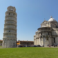 Buy canvas prints of Leaning Tower of Pisa by John Bridge