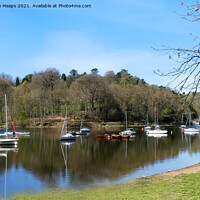 Buy canvas prints of Summer scene Rudyard lake. by Andrew Heaps