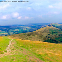 Buy canvas prints of Great ridge in Peak District of Mam Tor by Andrew Heaps