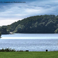 Buy canvas prints of Tittesworth reservoir from the river Churnet.     by Andrew Heaps