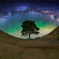 Buy canvas prints of  Sycamore gap  on Hadrians Wall by Andrew Heaps