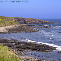 Buy canvas prints of Northumberland rugged coastline. by Andrew Heaps