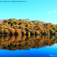 Buy canvas prints of Autumnal colours by Tittersworth reservoir by Andrew Heaps