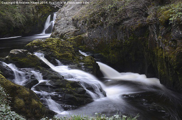  Ingleton waterfalls Picture Board by Andrew Heaps